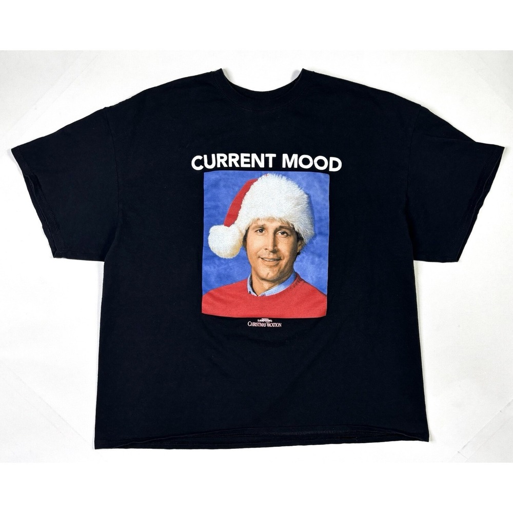 Christmas Vacation T-Shirt Men's XXL Current Mood Clark Griswold Black